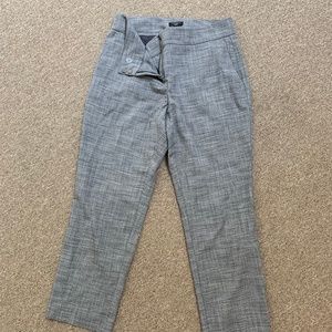 Ann Taylor Gray Curvy High Wasted Pants (size 2P)